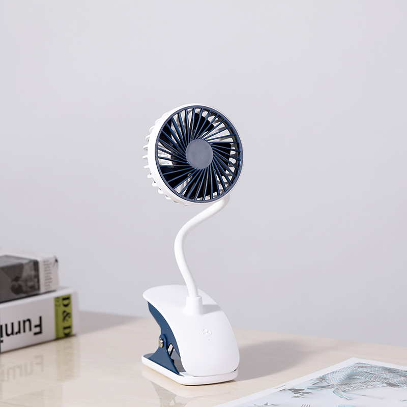 Portable rechargeable mini table fan Mute USB air Cooling Clip Fan