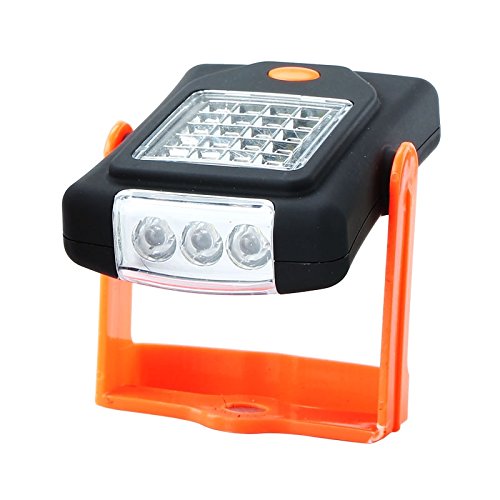 Orange 20 SMD + 3 LED portable cob magnetic led worklight with inspection light