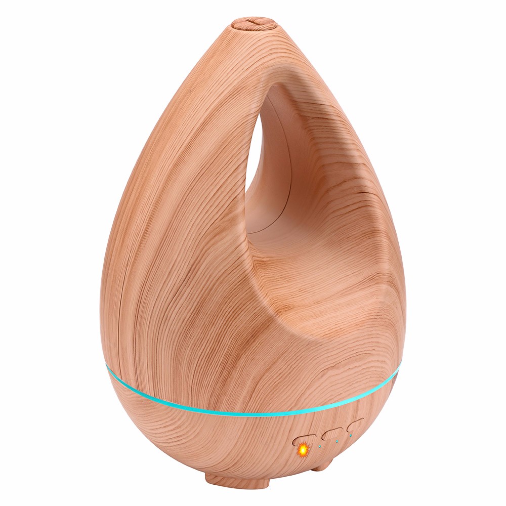 Fancy 500ML Super Large Capacity Egg High Quality Wooden Aroma Diffuser Wood Grain