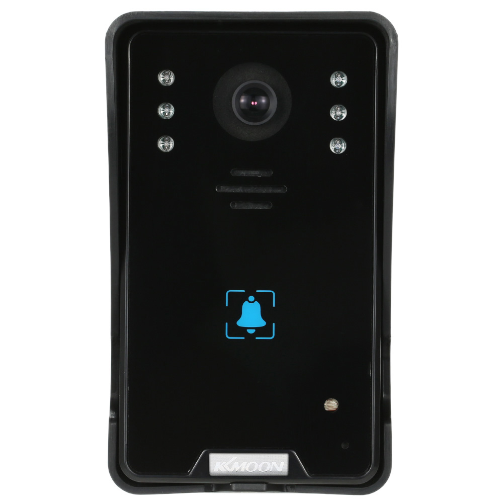 7inch Video Door Phone Intercom Doorbell Touch Button Remote Unlock Adjustable Lens Security CCTV Camera Home Surveillance