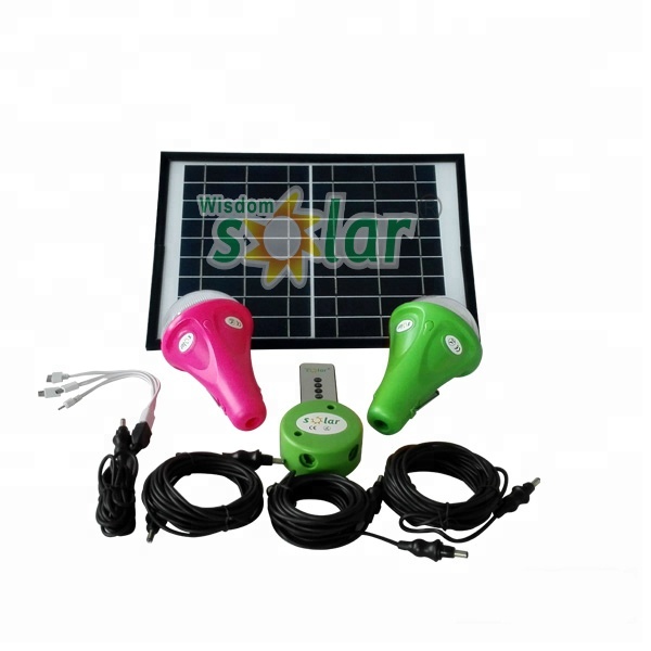 Indoor Portable Rechargeable Epistar Led Solar Lighting, solar home lighting led bulbs