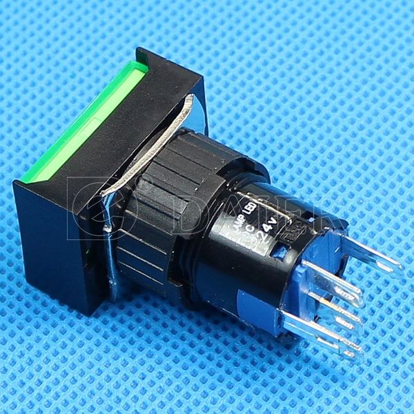 16mm Rectangle LED Push Button