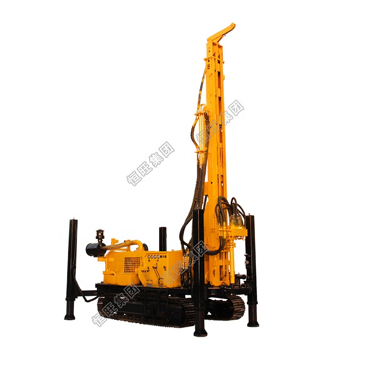 Factory price 200m deep crawler-mounted drilling rigs, crawler type pneumatic drilling rig