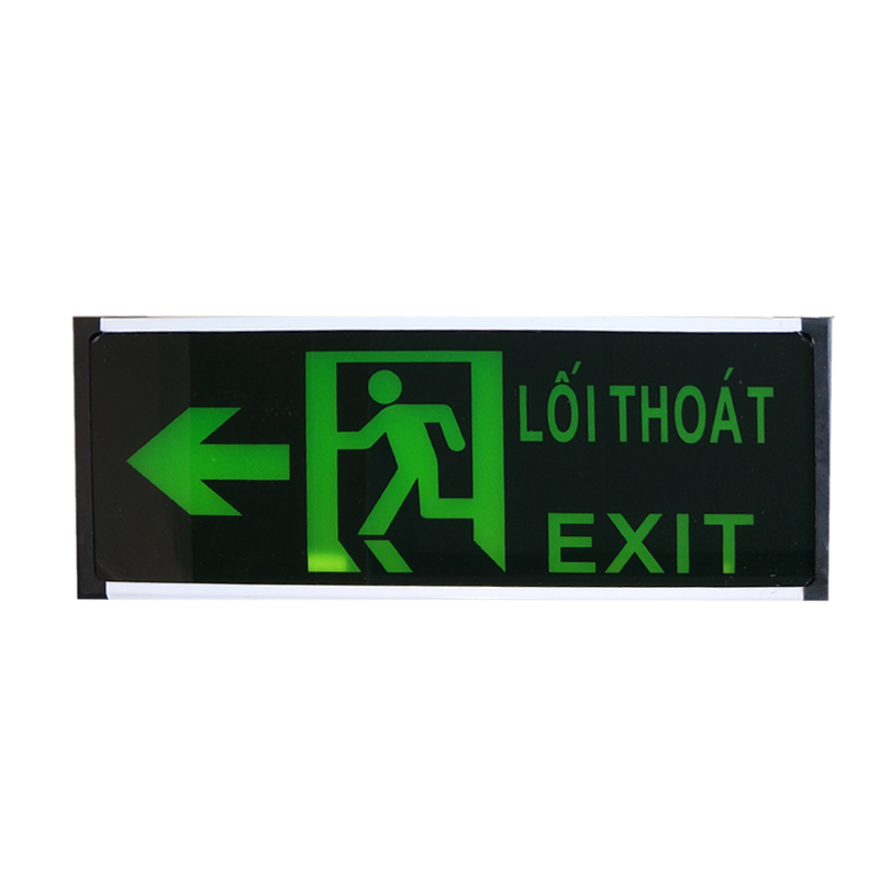 hanging emergency exit sign led light wall mounted exit sign board