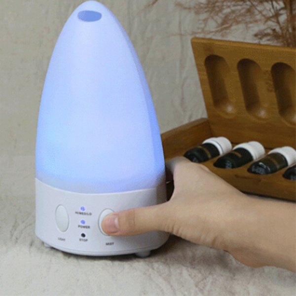 2017 New Design 120ml Ultrasonic aroma diffuser with 7 color changing LED Light