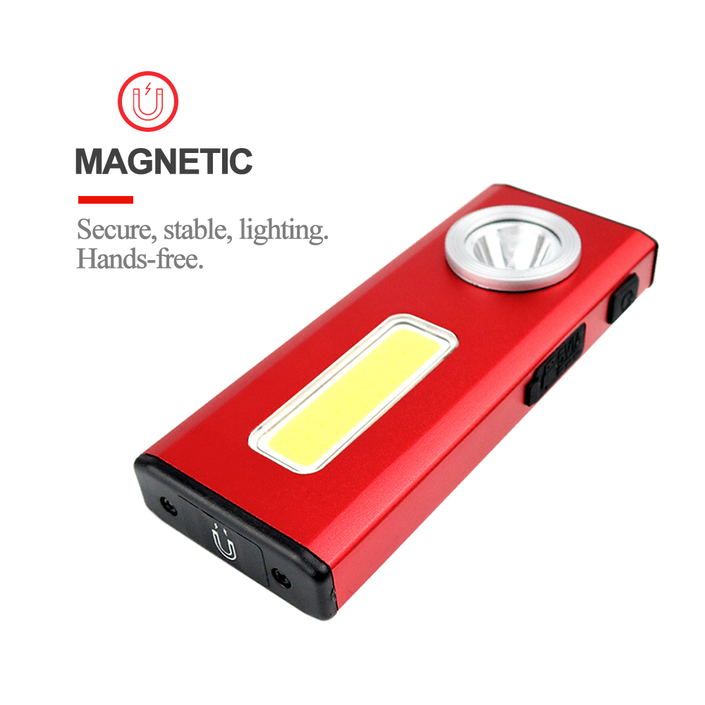 TS Lighting Innovation 2019 500 lumen USB Rechargeable Magnetic Slim Pocket work light