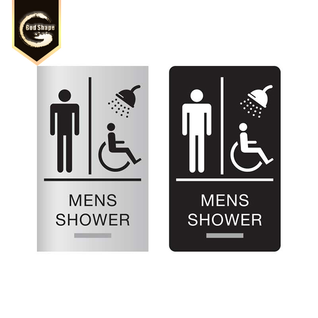 Stainless Steel Ada Braille and Tactile Sign Name Door Plaque