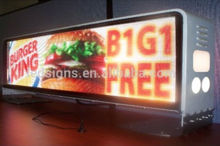 High Quality  P5 Outdoor 3G &Wifi  Control Car Top LED Taxi Advertising Display
