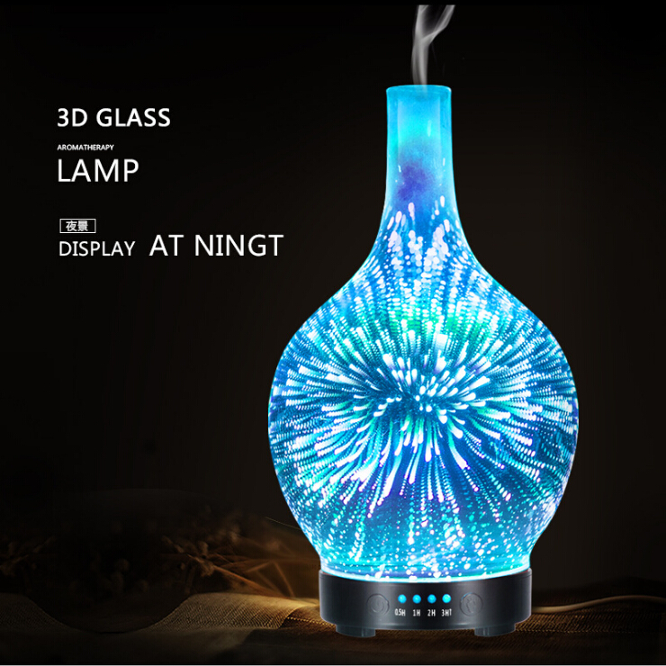 Bamboo Glass Aromatherapy Diffuser Glass Room Glass Diffuser for Light