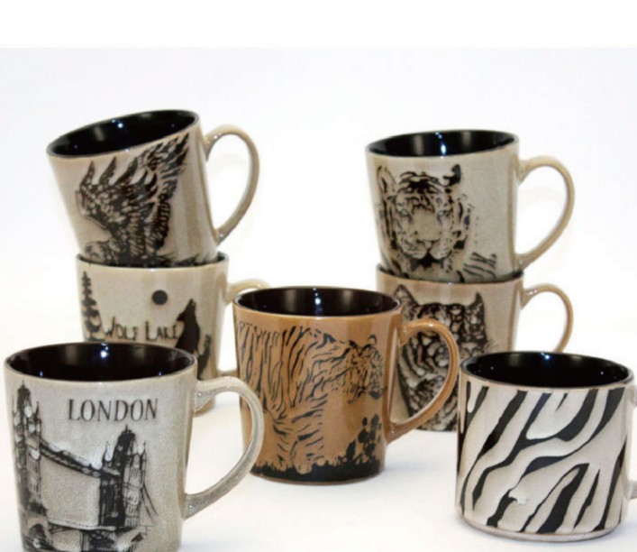 Christian oxfords coffee ceramic cup lion stype cup mug