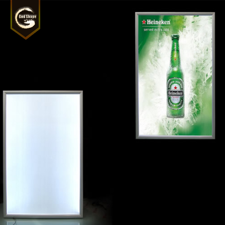 Ultra slim led light box aluminum profile for led light box advertising light box