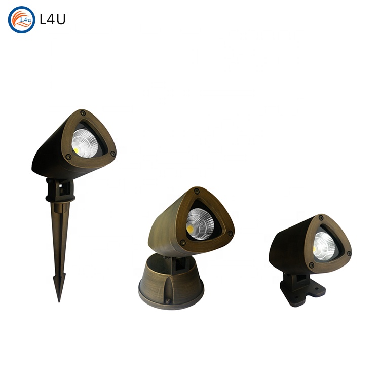 TUV CE RoHS IP65 AC/DC12V AC100-277V Waterproof Outdoor 3W 5W 7W 10W 20W 30W 40W COB Spike Solar LED Garden Light