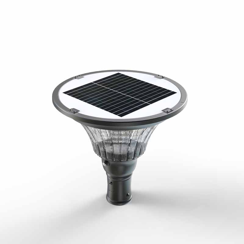 Die Casting Aluminum Garden Pole Mount Led Solar Energy Lamp Integrated