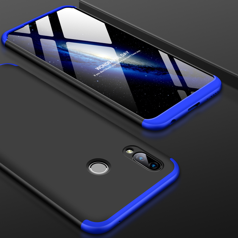 360 Cover case for Huawei honor play, Removable 3in1 Hard PC Shield Back Cover Case for Huawei honor play phone cases