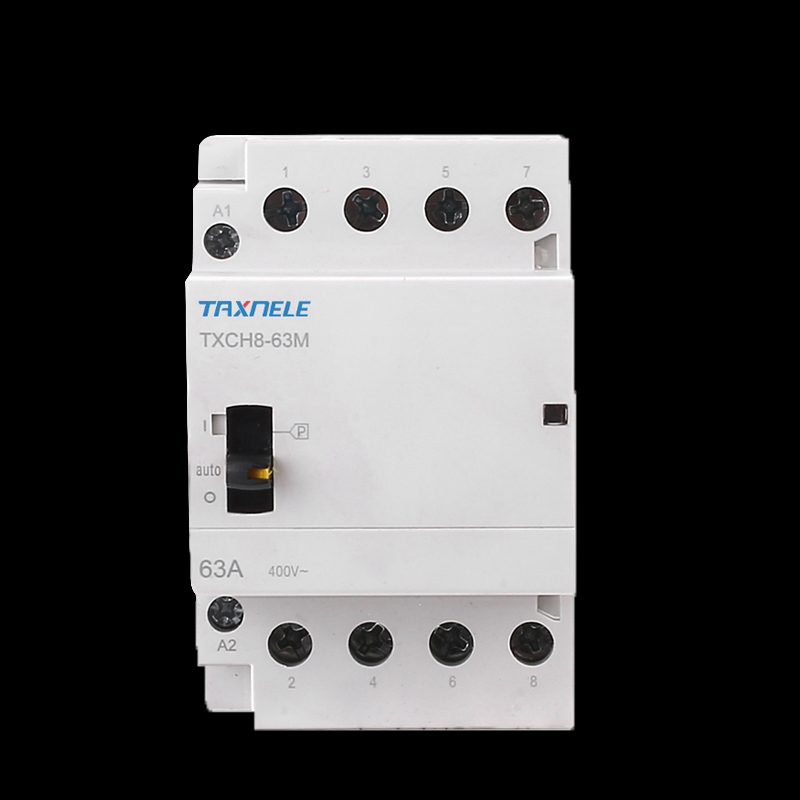 4P 32A 63A 2NC2NO 4NO 4NC 220V/230V 50/60HZ Household Din rail AC Contactor Modular Manual Control Home AC Contactor