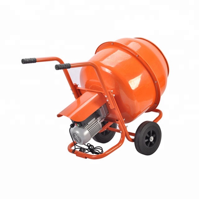 Factory direct sale portable electric motor mini 100L 120L 140L 160L 180L 200L 220L 240L concrete mixer price