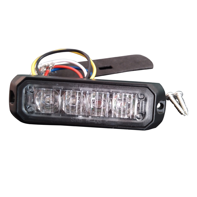 surface mount led strobe 4 LEDs car warning police strobe led light