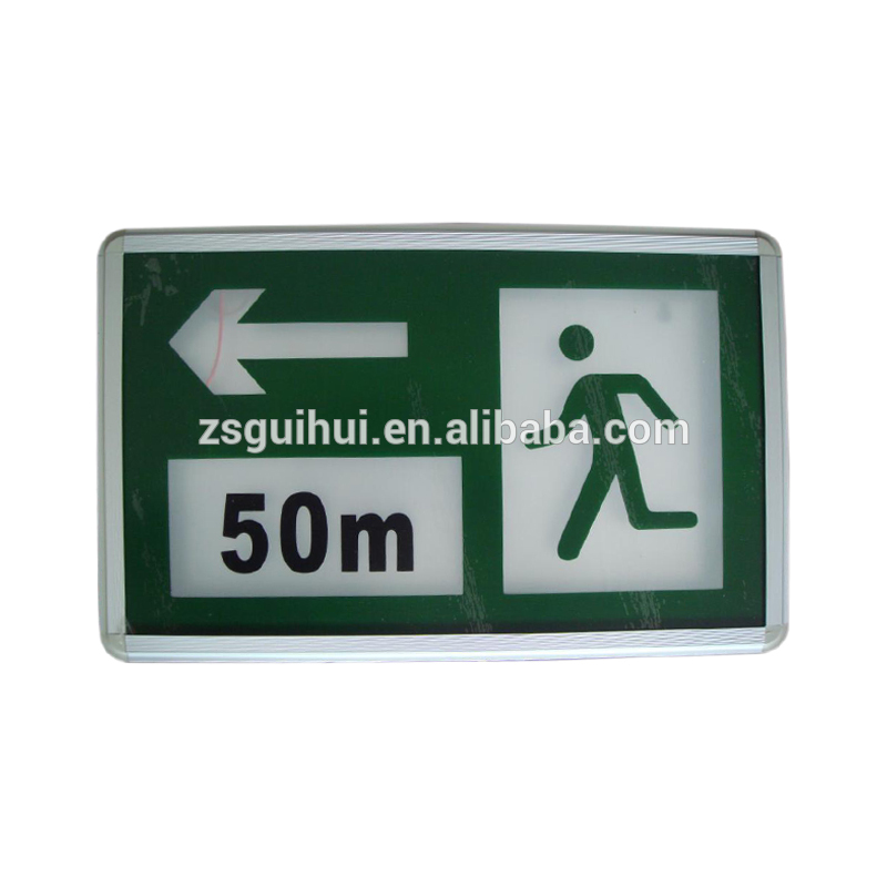 Exit and emergency lighting led exit light emergency power exit signs light with ni-cd battery