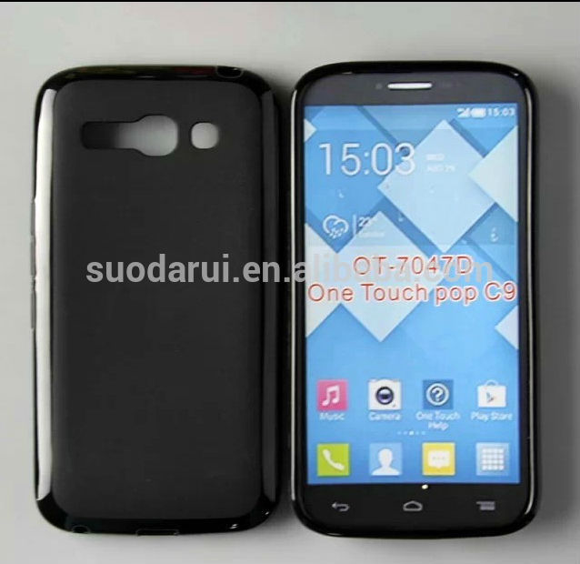 TPU Case for Alcatel one touch pop c9 OT-7047d Mix color factory price