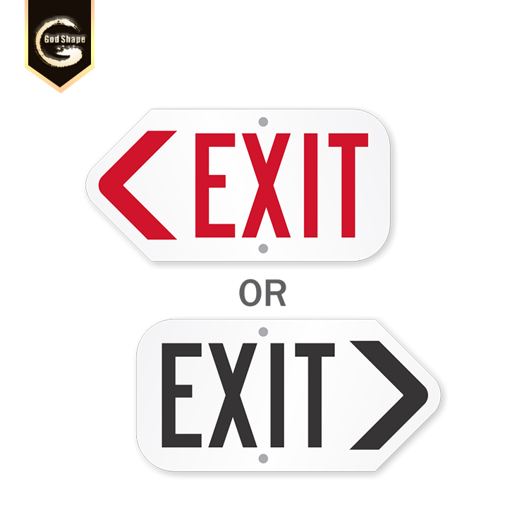 Red and Green 4.8V LED Emergency Exit Sign
