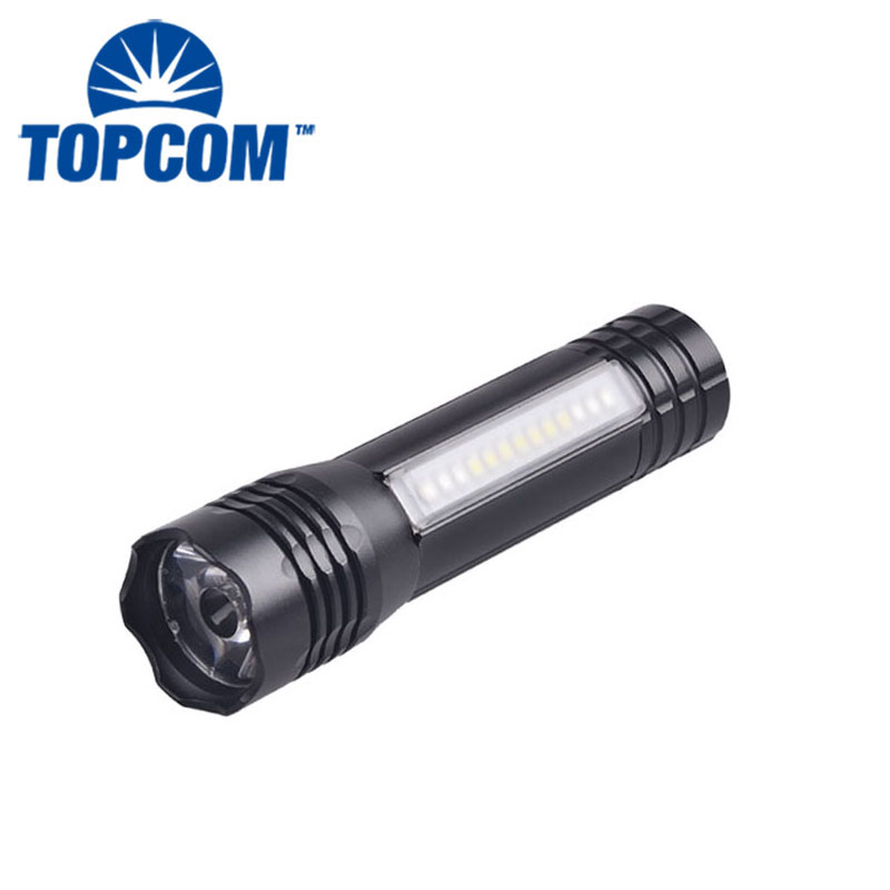 Promotional pocket flat led flashlight with magnet