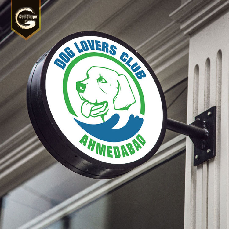 Custom Round Acrylic LED Light Box