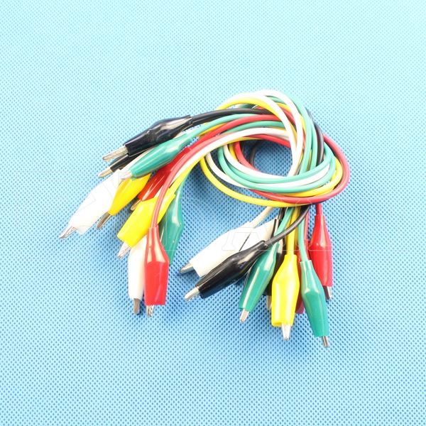 Wired 5A Copper Nickel Plated Battery Clip Electric Alligator