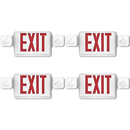 Battery backup LED Emergency Exit Sign luminous fire exit safety signs board with CE certification