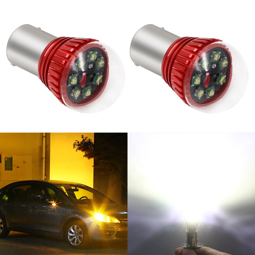 car tuning lamp tail light led BA15S 7 smd XPE 24V for car