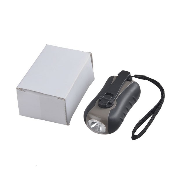 3 Modes Light Plastic Dynamo Hand Crank Torch Light