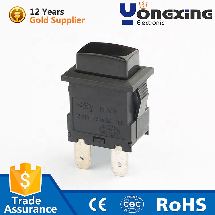 IP65 12V DC single pole double throw auto momentary push button switch