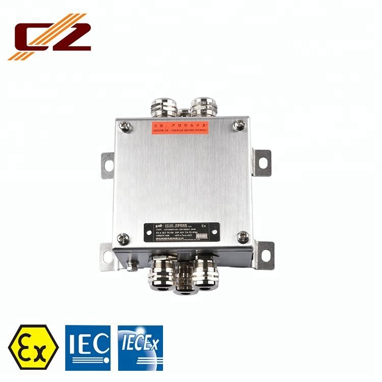 IECEX and ATEX Certified Explosion Proof Stainless Steel Cable Terminal Box