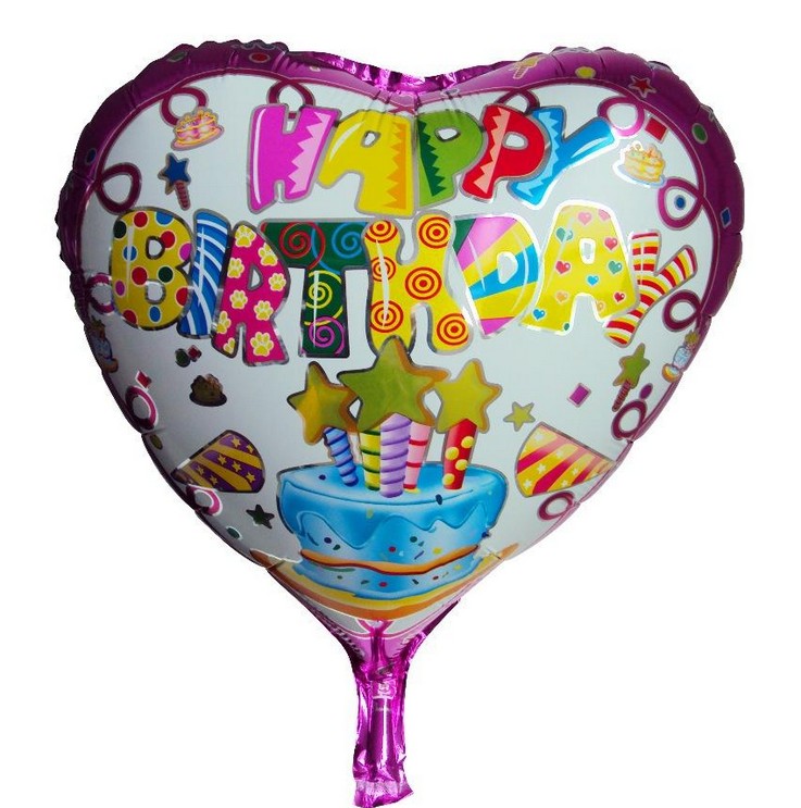 heart shape hydrogen balloon for birthday balloon