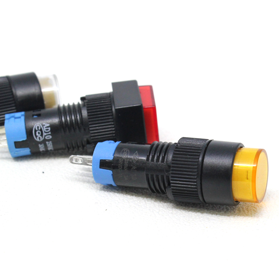 10mm 2 step flat electric push button switch