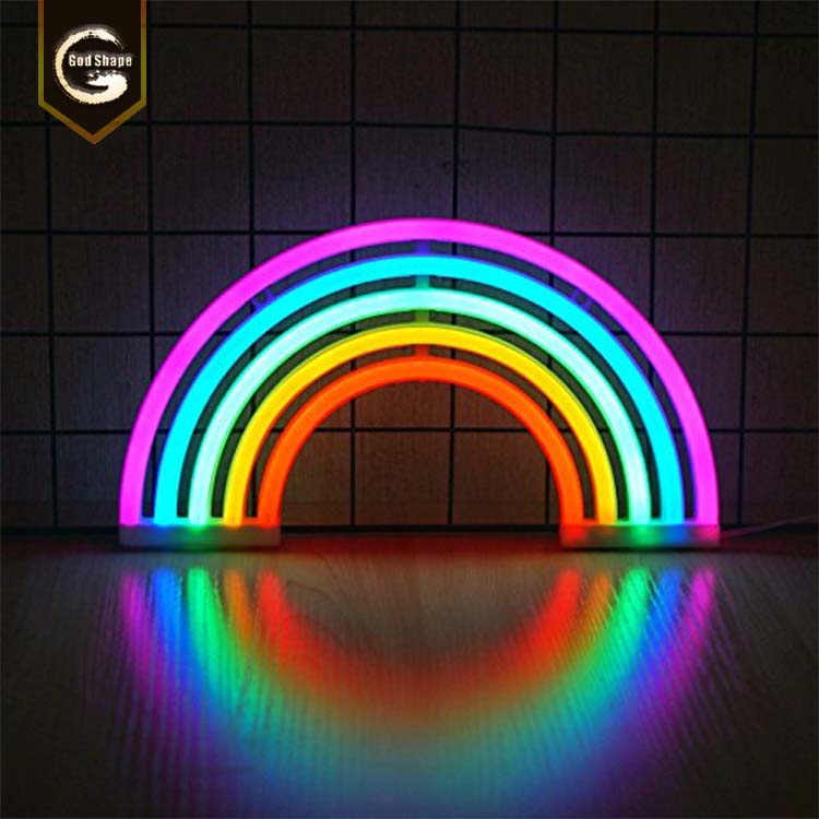 Supply decorative custom neon signs battery powered rechargeable led signs indoor outdoor