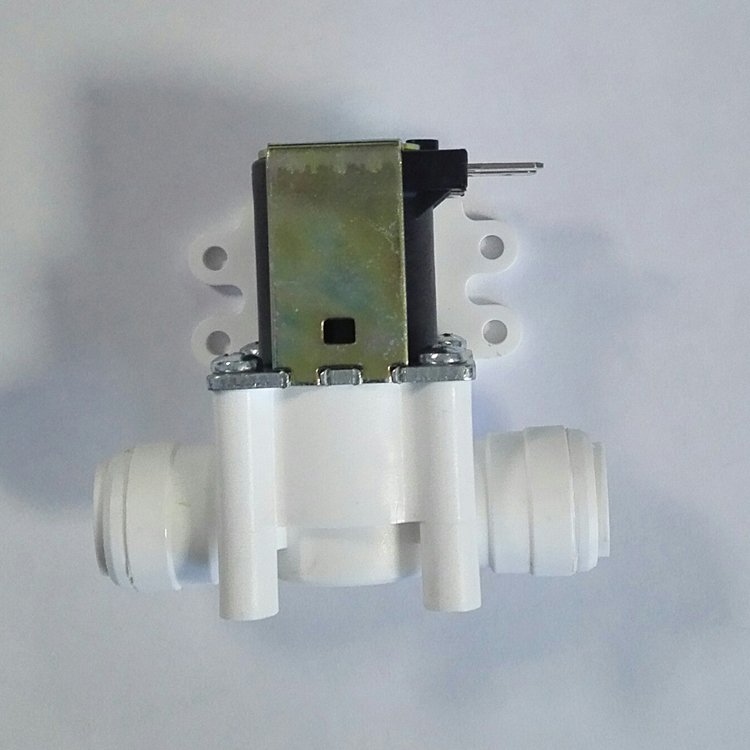 JL series 2 way 3/8 inch plastic solenoid valve used for water purifier washing machine