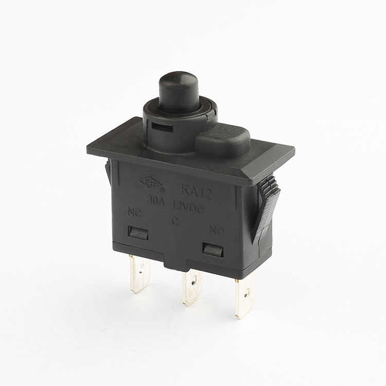 IP65 30A 12V DC Single pole Double throw Momentary push button switch