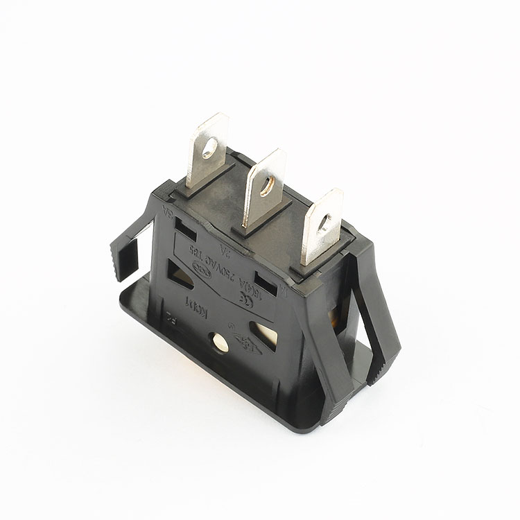 KCD1 round Arc-shaped 12v 20a t105/55 ip45 waterproof isolator on off on mini rocker switch