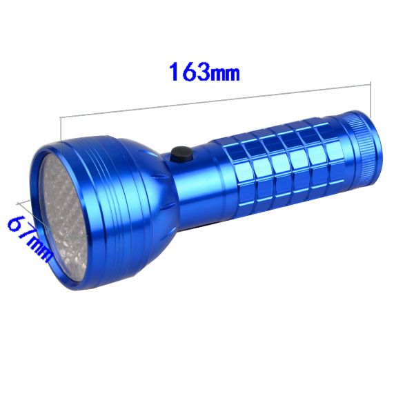 Most Powerful Aluminum Alloy Material 76 LED 390-395nm UV Flashlight