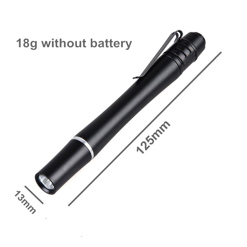 Aluminum 3W led mini Torch 390nm UV Pen Light LED Penlight with Porket