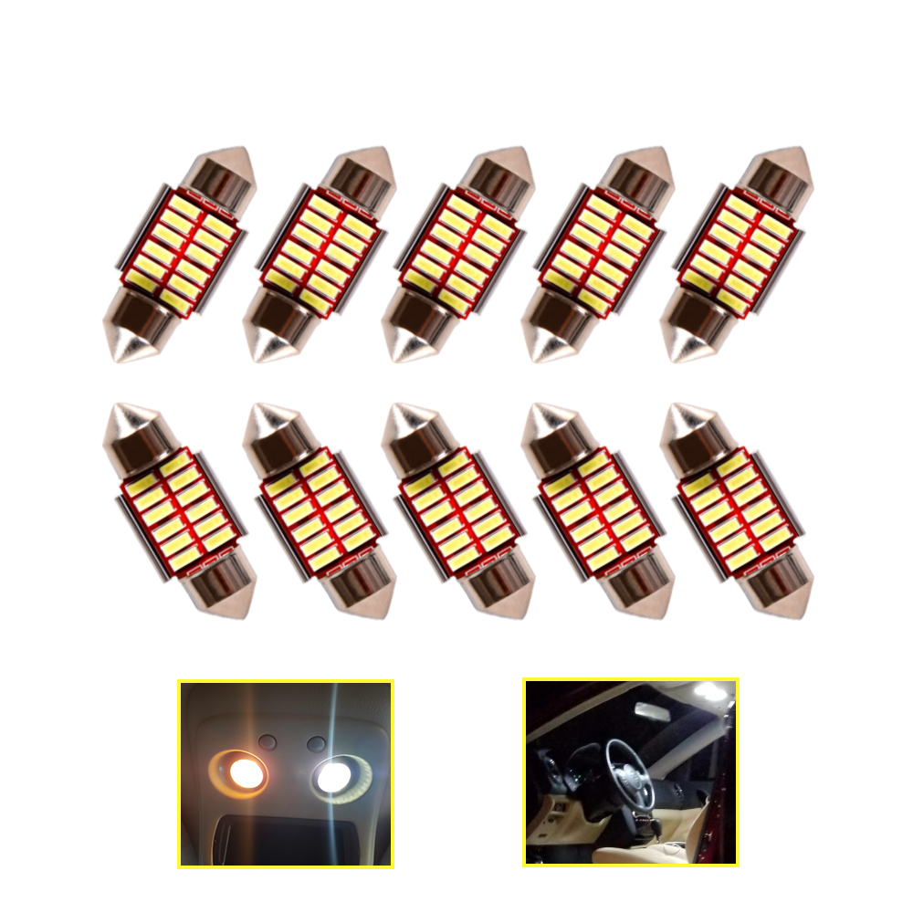 Led car bulb 12v Auto Lighting System T10 12smd high brightness car led bulb