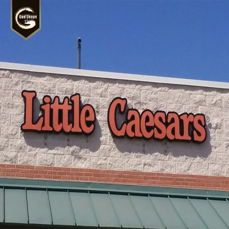Exterior Channel 3D build up Letter  plastic letters  commercial buildings