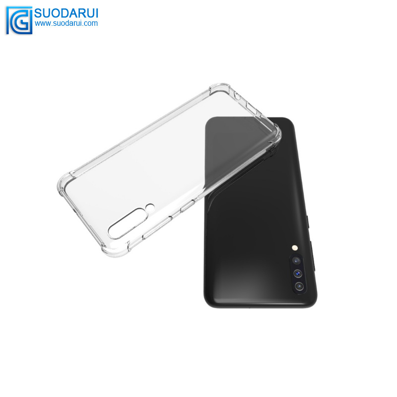 Transparent soft Tpu case clear case For Samsung A50 Shockproof Clear Cover