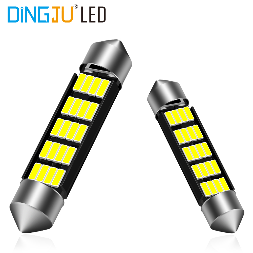 Manufactory Wholesale C5w 16smd 4014 Canbus Led Bulb 12v 1.7w 6000-6500k Auto Car Instrument Indicator Light With Bottom Price