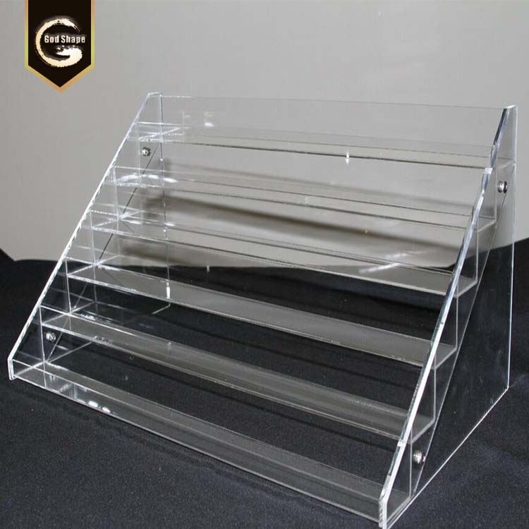 Quality Square  Clear Acrylic Display Stand, Acrylic Risers,  Leaflet Literature Holder