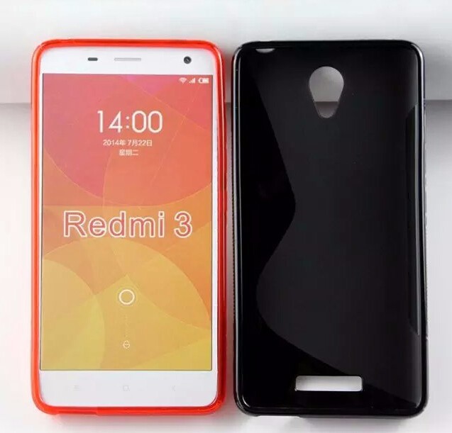 S-line TPU Soft GEl case For XiaoMi Redmi 3 Mix colors