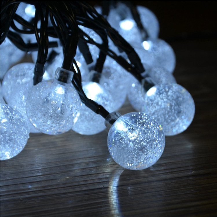 Solar Light String 30LED Clover Outdoor Waterproof Spring Festival Christmas Garden Decoration Lantern string light