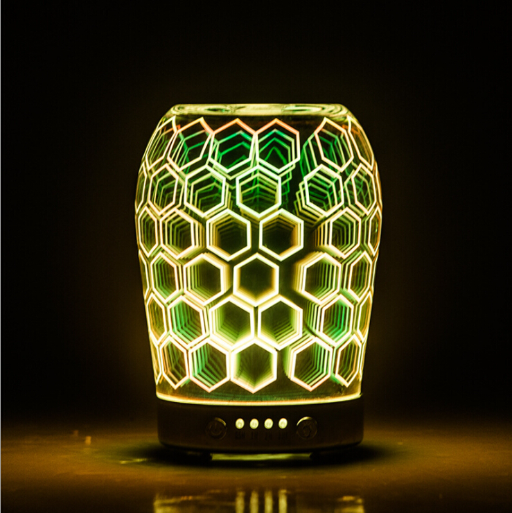 Round Glass Bottles Reed Frosted Glass Diffuser Glass Bottles 100ml