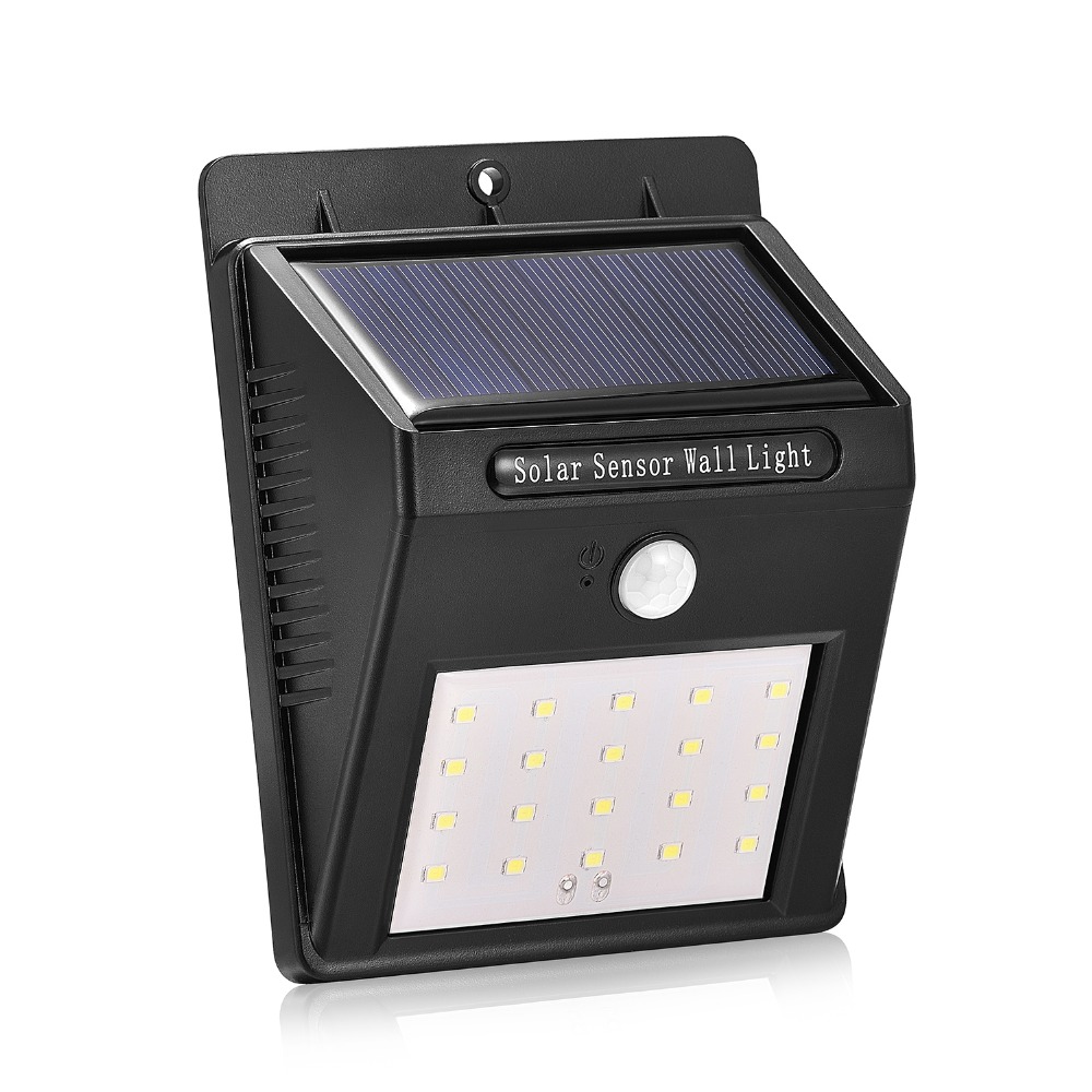 Mingshuai Led Solar Sensor Wall Light IP65 Outdoor Light