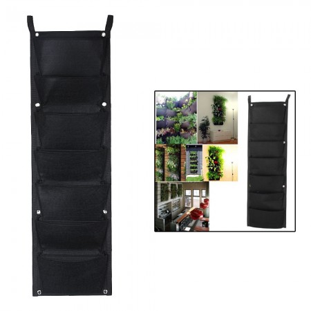 7-Pocket Hanging Vertical Garden Planter for Walls Indoor/Outdoor-huge selection